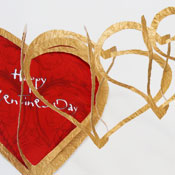 Victorian "Cobweb" valentine