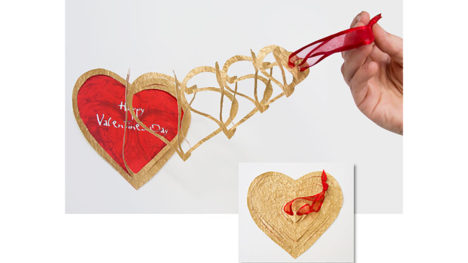 Victorian “Cobweb” Valentine