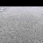 Table of steel ball bearings