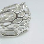 3D-printed silver ring