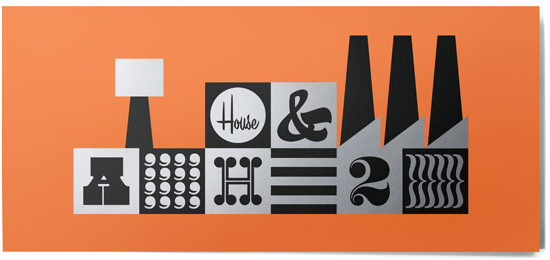New House factory logo prints