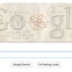 Leonhard Euler, the influential Swiss mathematician, has had the 306th anniversary of his birth honoured by a Google doodle. Photograph: Google