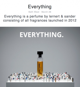 "Everything" perfume photographs