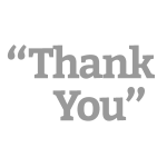 "Thank You"