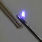 LED fitting through the eye of a needle