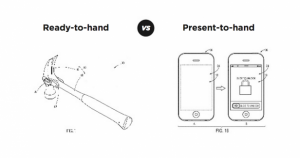 "Ready-toHand" (hammer) versus "Present-to-Hand" smartphone interface