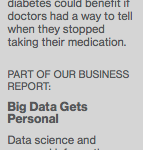 Why It Matters: Patients with chronic conditions such as diabetes could benefit if doctors had a way to tell when they stopped taking their medication.