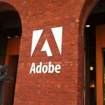 Adobe logo on wall