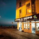 Photograph of fish and chips store