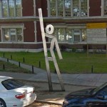 "Evacuteer" sculpture