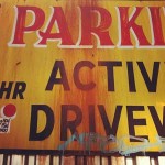 New York City signage: "No Parking"