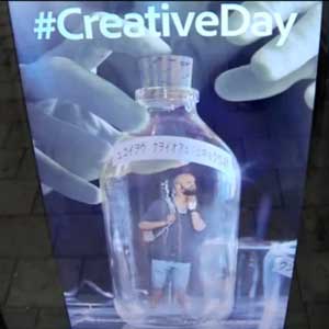 Adobe Creative Day - Man in Bottle image