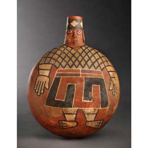 Earthenware Wari bottle