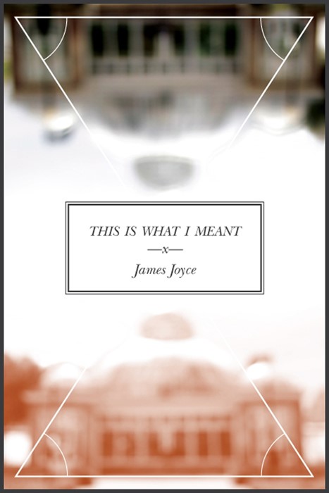 Fake book cover: "This Is What I Meant" by James Joyce