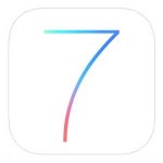 The number "7" in iOS7 style