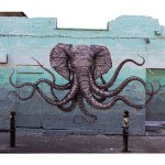"Octophant" mural