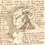 Guillermo del Toro sketch for "Pan's Labyrinth"