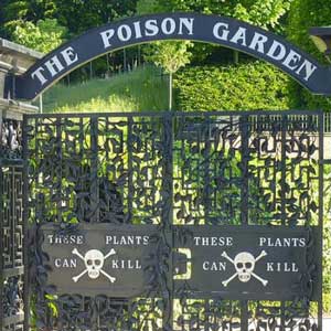"The Poison Garden" gates