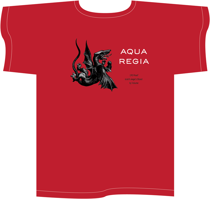 Aqua Regia red T-shirt