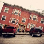 Leaning house in San Francisco