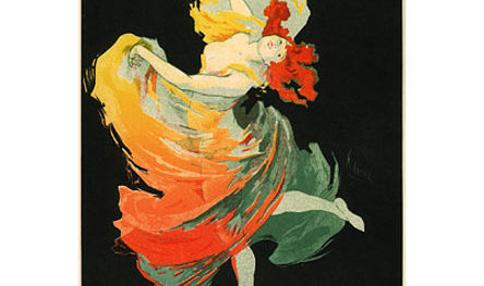 Poster for Loie Fuller at the Folies Bergere
