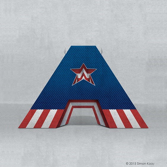 A is for Captain America