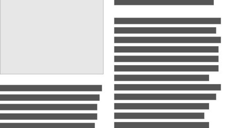Redacted font used in layout