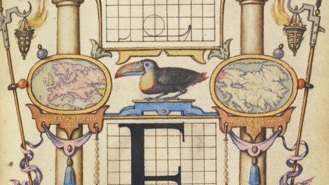 Decorative initial E