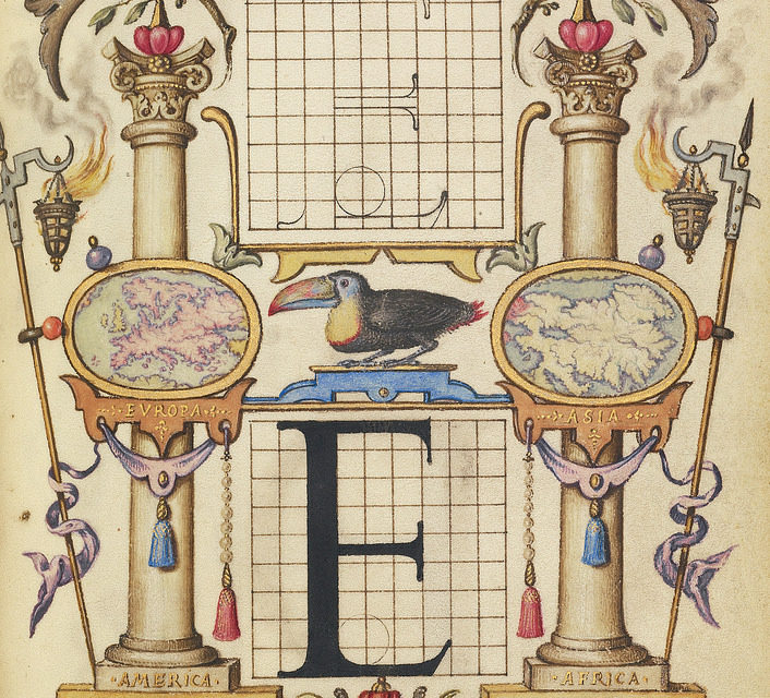 Decorative initial E
