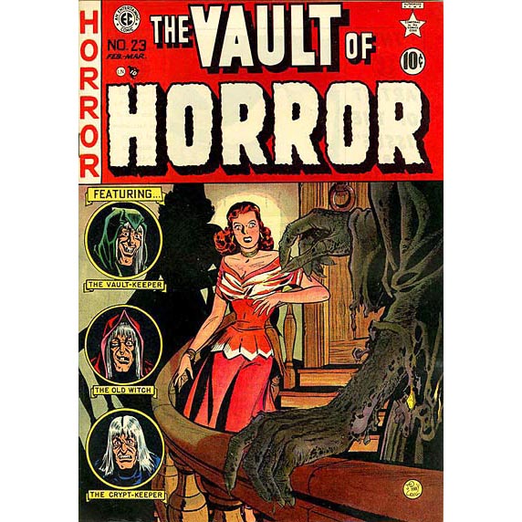 "The Vault of Horror" comic book cover