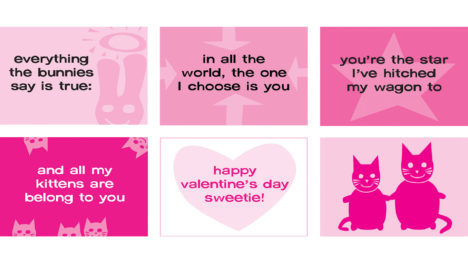 “All My Kittens” Valentine’s Day card