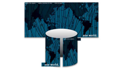 “One World” holiday card